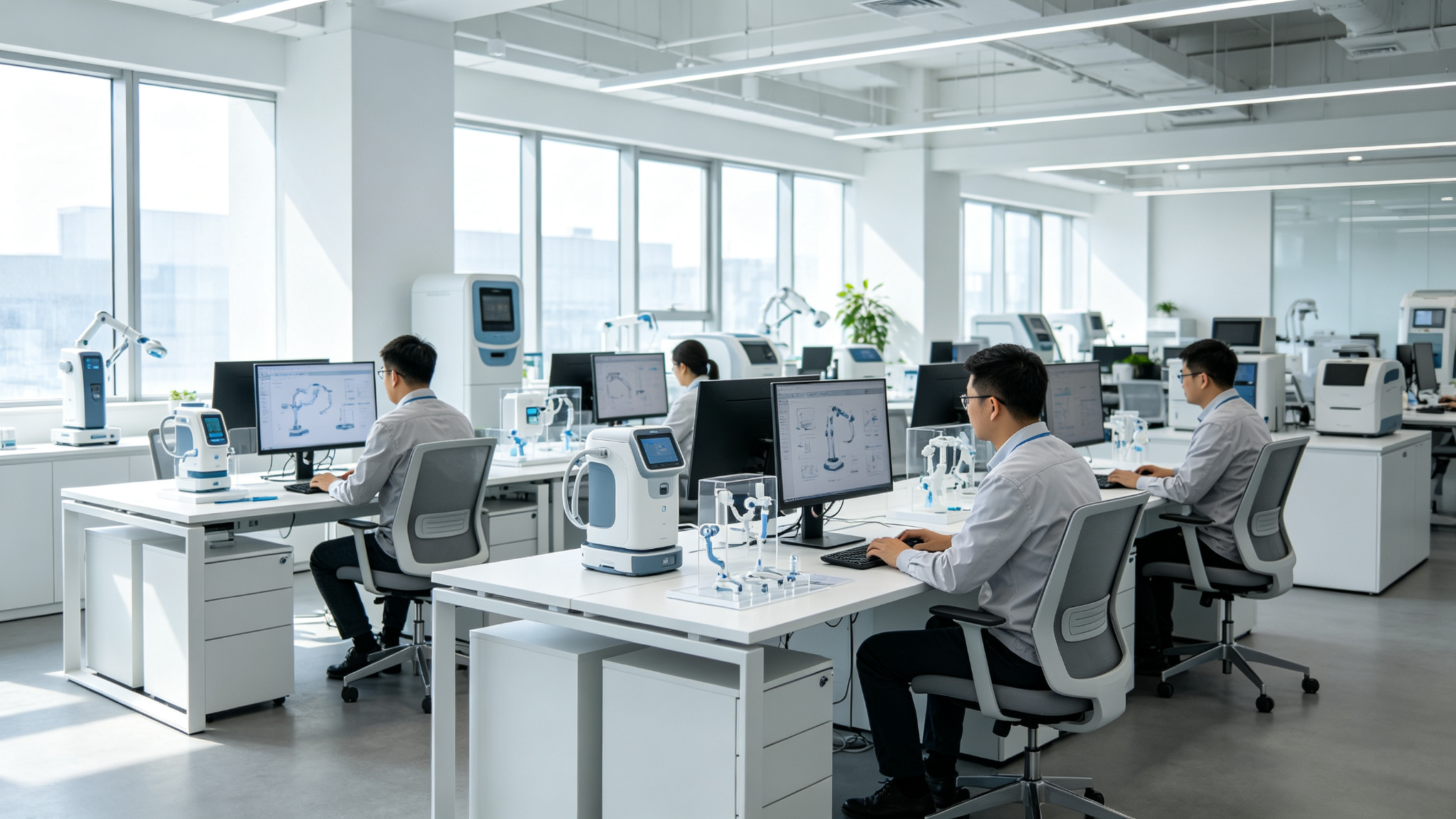 阿非苏格建站海外医疗设备官网设计办公场景